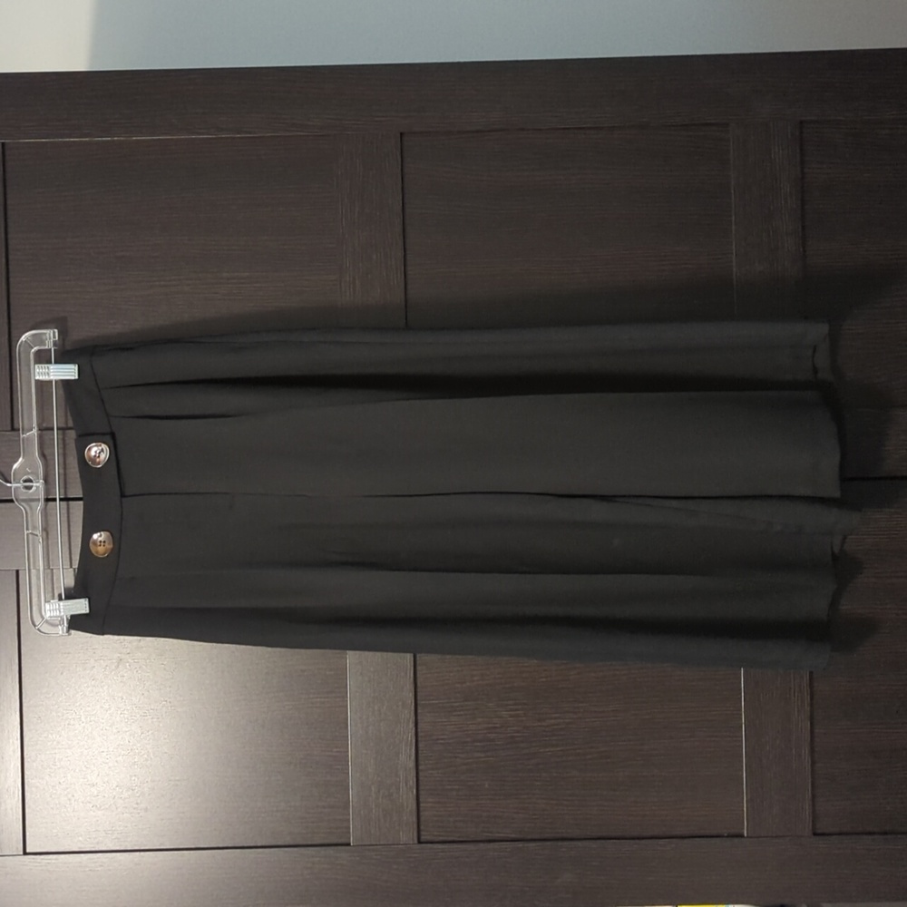 Topshop Black Culottes with Pockets Size 2